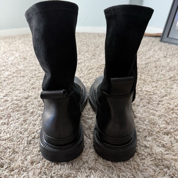 $1100 Adyar Black Suede Leather Chelsea Boots SSENSE Exclusive Mens Size 46 / 12 main image 8